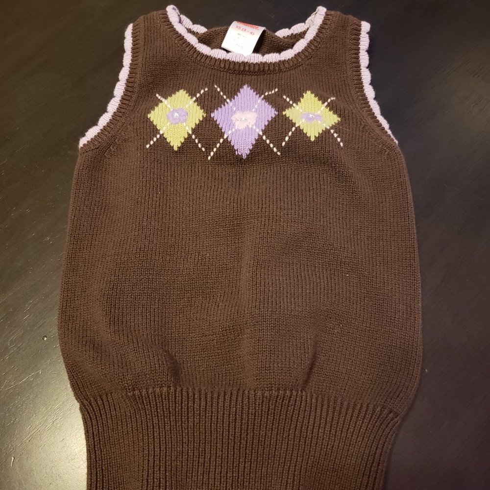 Gymboree sweater vest size 3/4